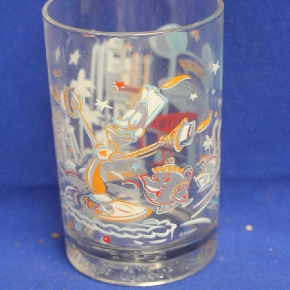 McDonald's Disney Cup-Glass 25th Anniversary Hollywood Studios - Lumier 1996‎